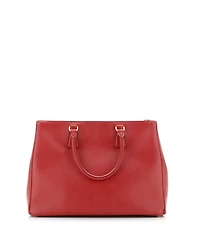 Pre-Owned Prada Large Double Zip Lux Tote Saffiano Leather