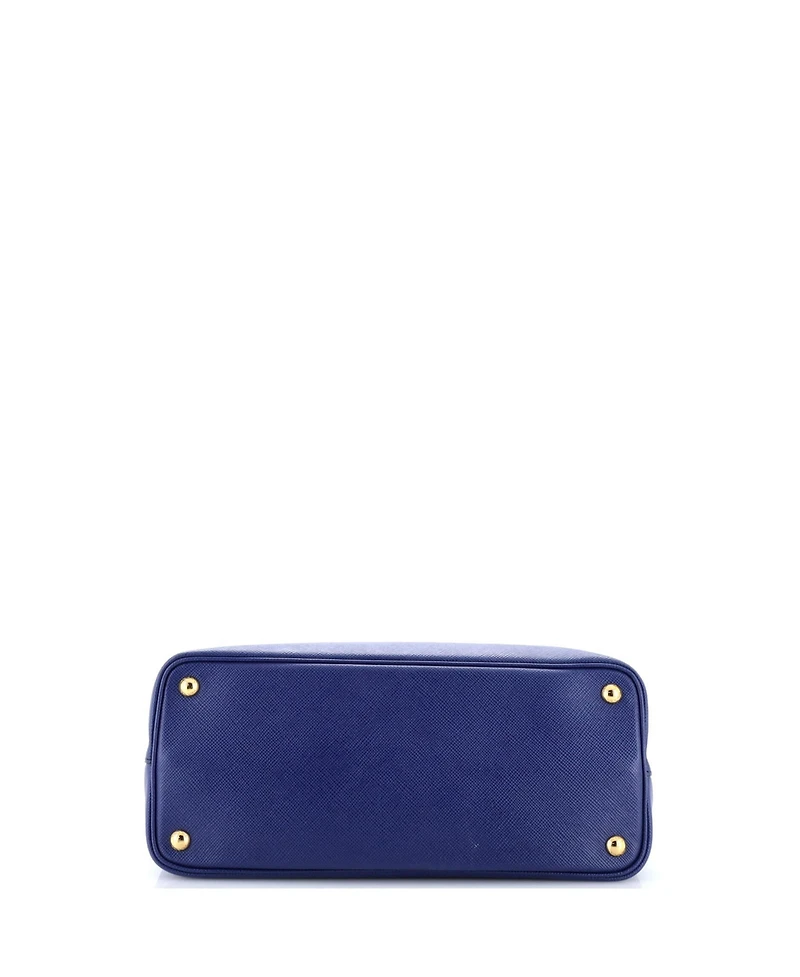 Pre-Owned Prada Medium Cuir Double Tote Saffiano Leather