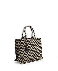 Pre-Owned Prada Large Symbole Shopper Tote Jacquard