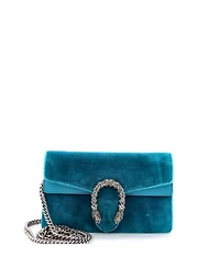 Pre-Owned Gucci Super Mini Dionysus Bag Velvet