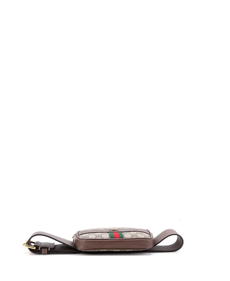 Pre-Owned Gucci Mini Ophidia Belt Bag Gg Coated Canvas