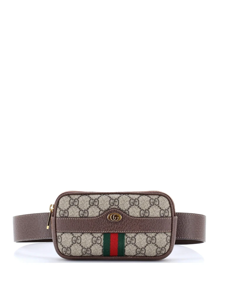 Pre-Owned Gucci Small Ophidia Belt Bag Gg Coated Canvas