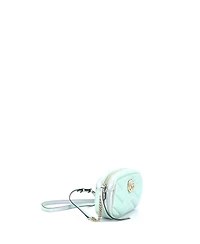 Pre-Owned Gucci Small Gg Marmont Shoulder Bag Chevron Iridescent Leather