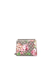 Pre-Owned Gucci Mini Dionysus Bag Blooms Print Gg Coated Canvas