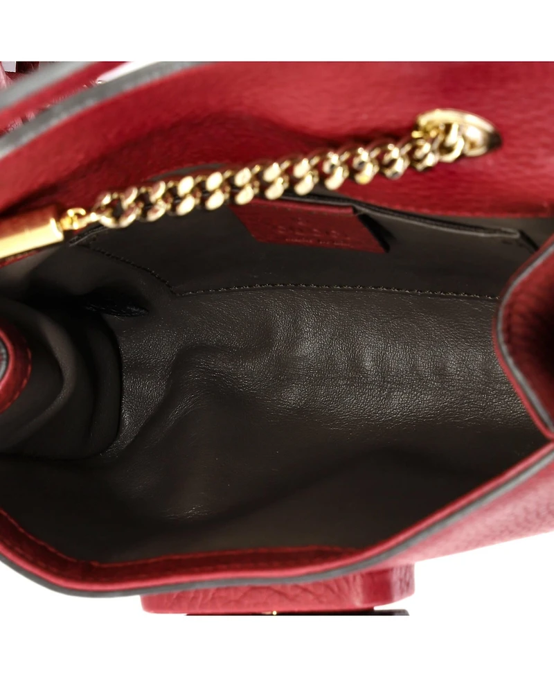 Pre-Owned Gucci Small Miss Bamboo Shoulder Bag Leather