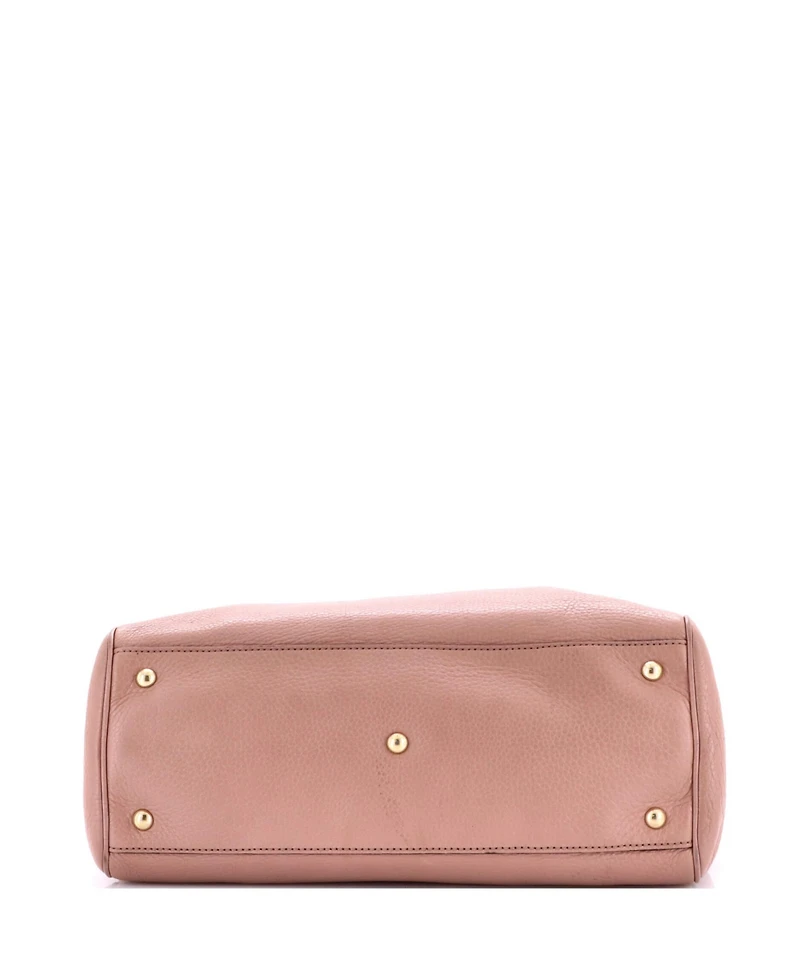 Pre-Owned Gucci Medium Bamboo Shopper Tote Leather