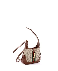 Pre-Owned Gucci Mini Jackie 1961 Hobo Gg Coated Canvas