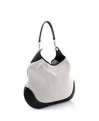 Pre-Owned Gucci Large B Shoulder Bag Canvas