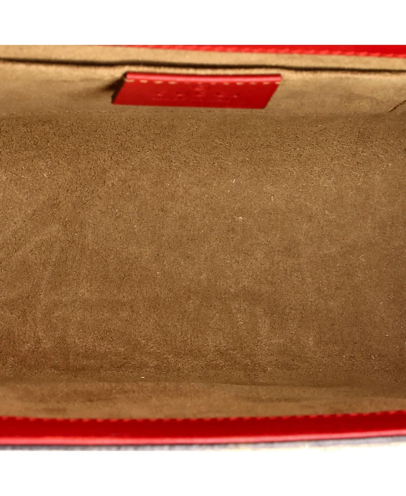 Pre-Owned Gucci Small Padlock Shoulder Bag Gg Coated Canvas and Leather