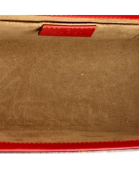 Pre-Owned Gucci Small Padlock Shoulder Bag Gg Coated Canvas and Leather