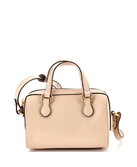 Pre-Owned Gucci Mini Convertible Top Handle Bag Jumbo Gg Embossed Leather