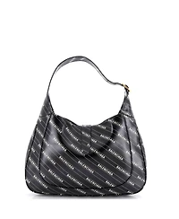 Pre-Owned Gucci Medium x Balenciaga The Hacker Project Jackie 1961 Hobo Printed Leather