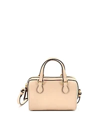 Pre-Owned Gucci Mini Convertible Top Handle Bag Jumbo Gg Embossed Leather