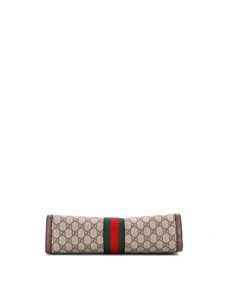 Pre-Owned Gucci Medium Ophidia Chain Shoulder Bag Gg Coated Canvas