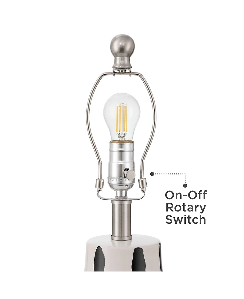 360 Lighting Cookies and Cream 20 1/2 High Ceramic Table Lamp