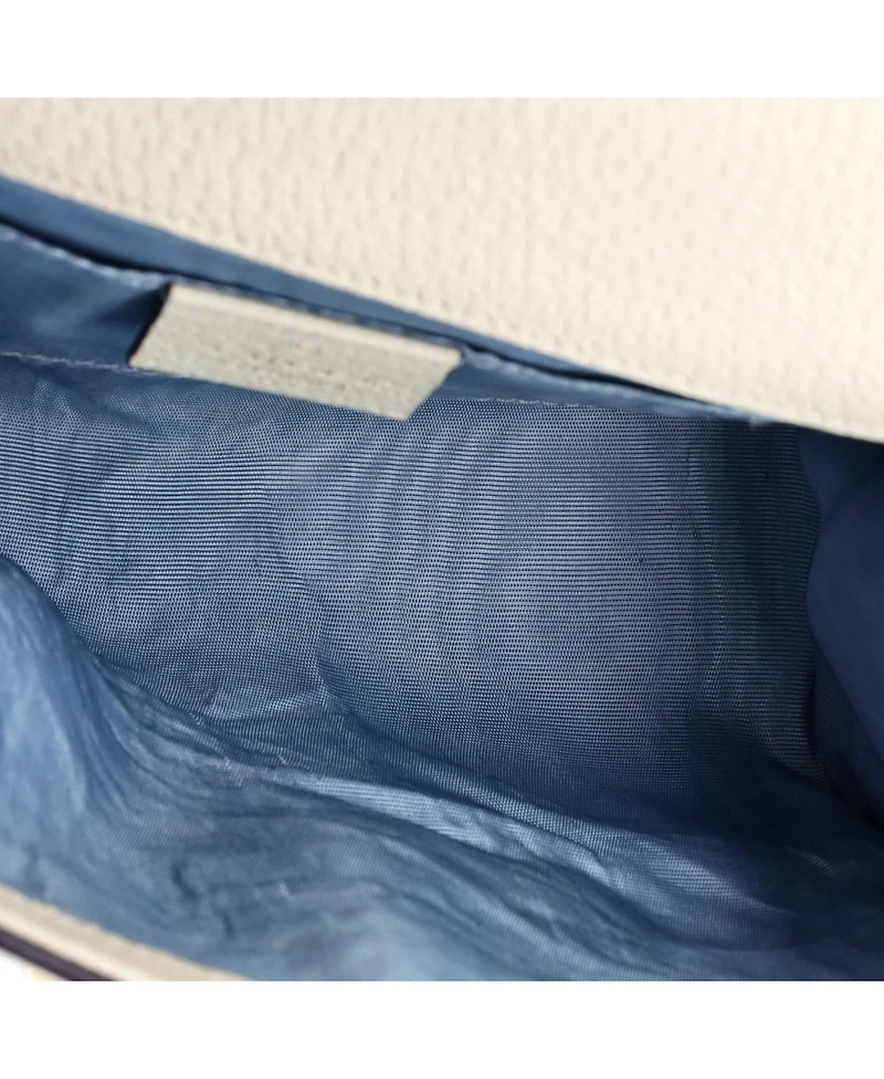 Pre-Owned Gucci Small Padlock Shoulder Bag Printed Leather