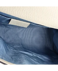 Pre-Owned Gucci Small Padlock Shoulder Bag Printed Leather