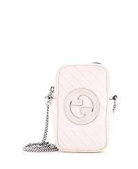 Pre-Owned Gucci Mini Blondie Nm Crossbody Bag Diagonal Quilted Leather