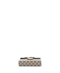 Pre-Owned Gucci Mini Padlock Top Handle Bag Gg Coated Canvas and Leather