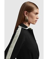 Karen Millen Women's Colour Block Twill Woven Shirt