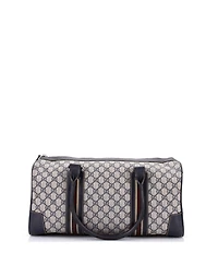Pre-Owned Gucci Medium Convertible Duffle Bag Gg Coated Canvas