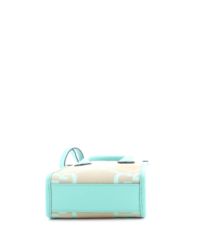 Pre-Owned Gucci Mini Vertical Tote Jumbo Gg Canvas