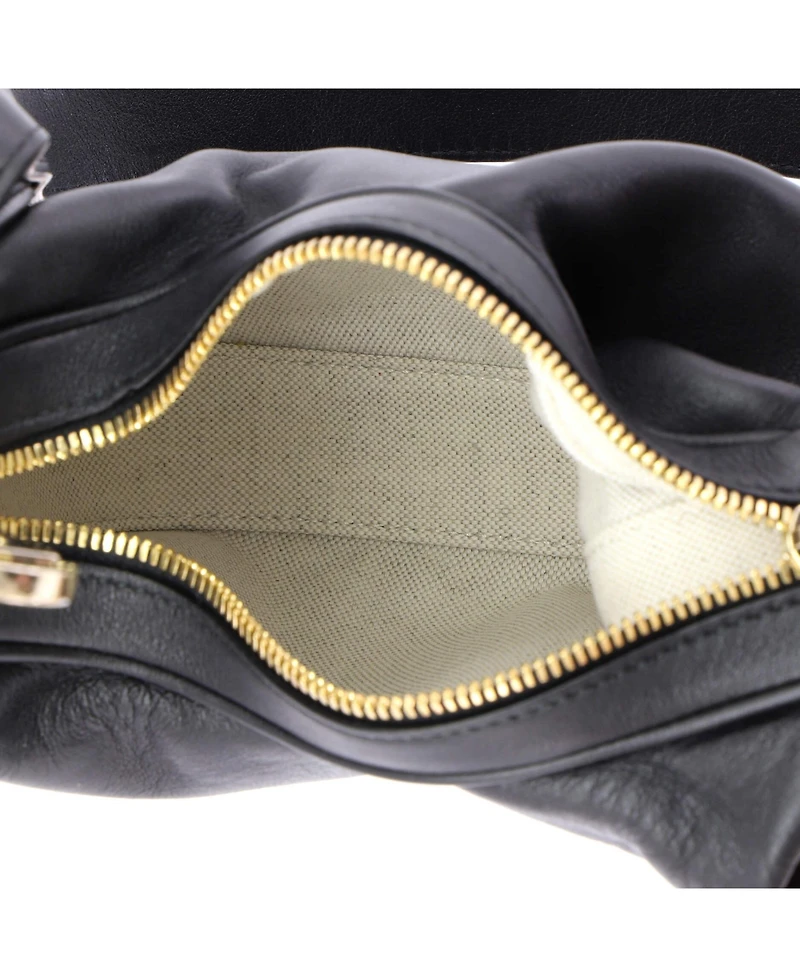 Pre-Owned Gucci Small Attache Shoulder Bag Leather