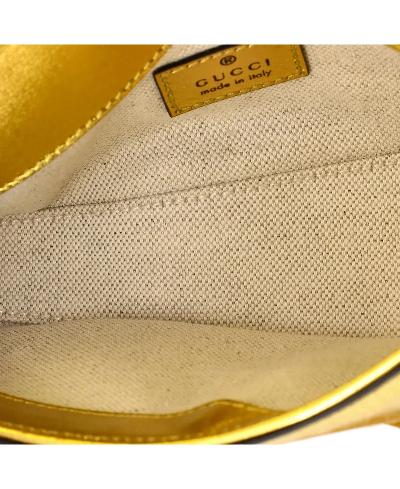 Pre-Owned Gucci Mini Horsebit 1955 Asymmetric Shoulder Bag Leather