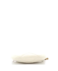 Pre-Owned Gucci Small Gg Marmont Chain Moon Hobo Matelasse Leather