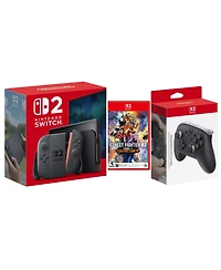 Nintendo Switch 2 Console with Street Fighter 6 and Pro Controller Bundle