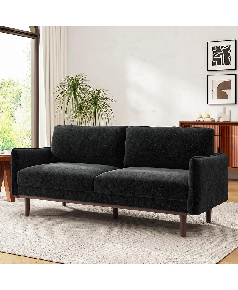 Streamdale Furniture Modern Style Loveseat Sofa 75.75" 2-seater with Spacious Seating Area