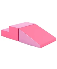 Mecale 2-Piece Step and Slide Soft Foam Climber Set for Infants & Toddlers