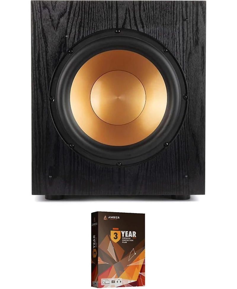 Klipsch Sub-100-Synergy Label Subwoofer Speaker with 3 Year Amber Protection Plan (2018)