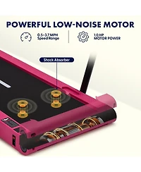 Squatz 2-in-1 Walking Pad Treadmill with Vibration Plates (SQWPVH15PK)