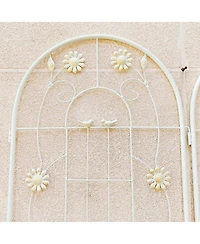 sumyeg 2 Pack Metal Garden Trellis 71" x 19.7" Rustproof for Climbing Plants Outdoor Flower Support