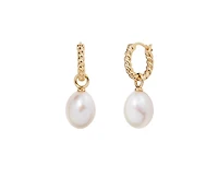 Little Sky Stone Grace Pearl Twisted Earrings