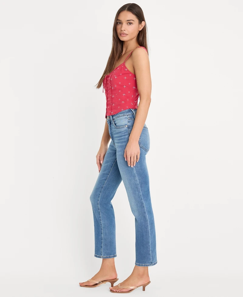 Good American Women's Mid-Rise Ankle-Length Jeans