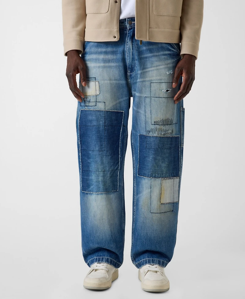 Guess Men's Relaxed-Fit Wide Leg Jeans