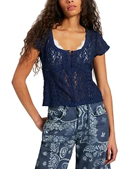 Free People Women's Claro Short-Sleeve Top