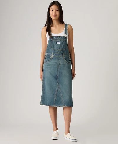 Levi's Women's Relaxed Fit Sleeveless Skirtall Dress
