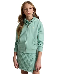 Polo Ralph Lauren Girls' 7-16 Full-Zip Long-Sleeve Hoodie