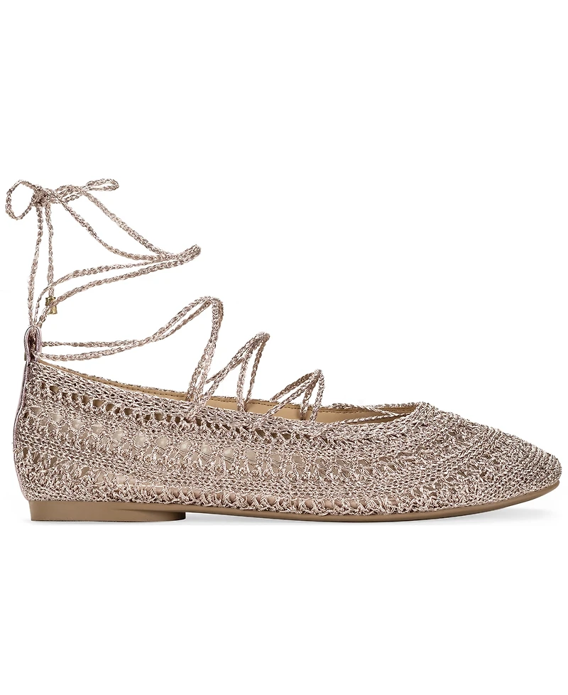 On 34th Women's Lace Up Round Toe Flats, Macy's Exclusive