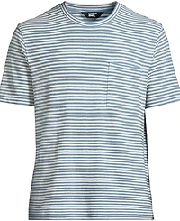Lands' End Big & Tall Short Sleeve Cotton Linen Tee