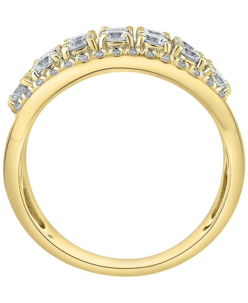 Macy's Men's Diamond (2 ct. t.w.) Band Ring in 10k Yellow Gold