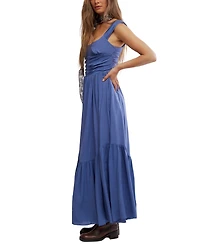 Free People Women's Sasha Sweetheart Viscose Maxi Solid Dress