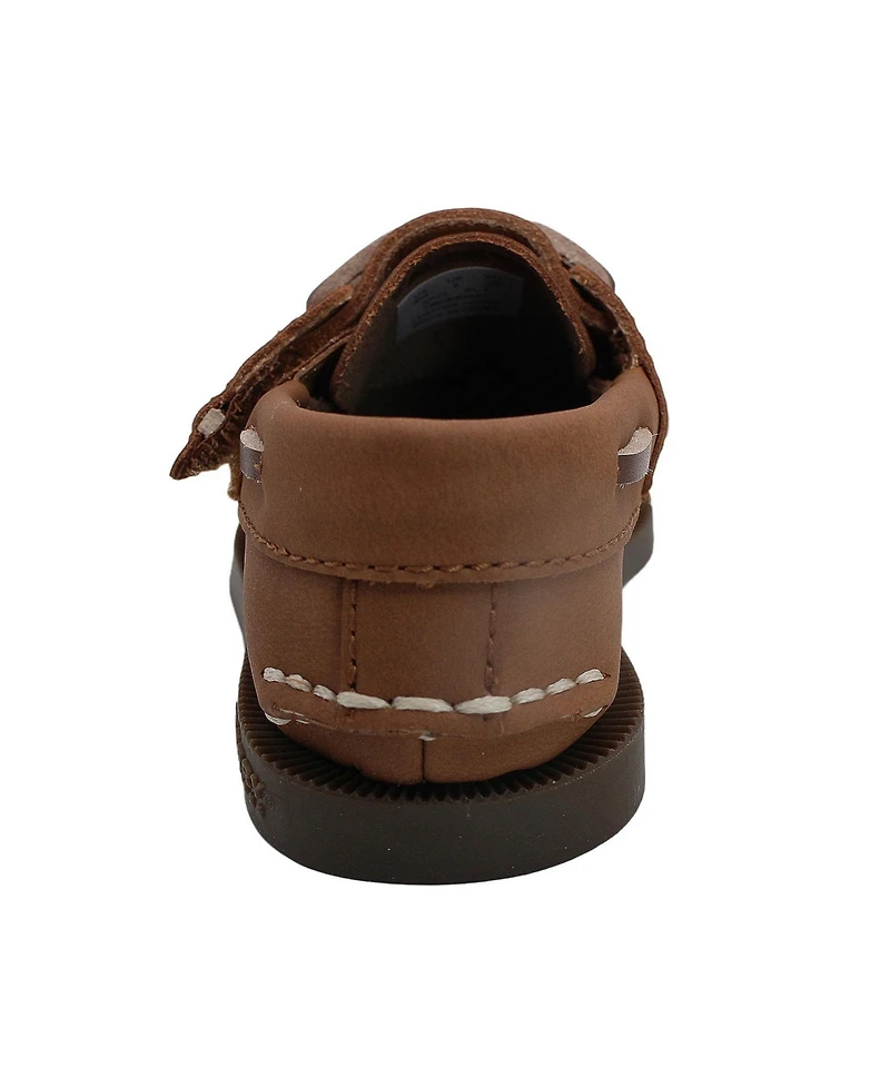 Sperry Toddler ( 4T to 10) Authentic Original Boat Shoes with Hook and Loop Closure