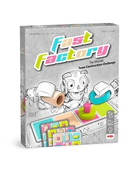 Haba Fast Factory: Exciting Robot-Themed Sequence Board Game, Ideal Family Board Games and Fast-Paced Assembly Robot Board Games for Kids 8-12 and up