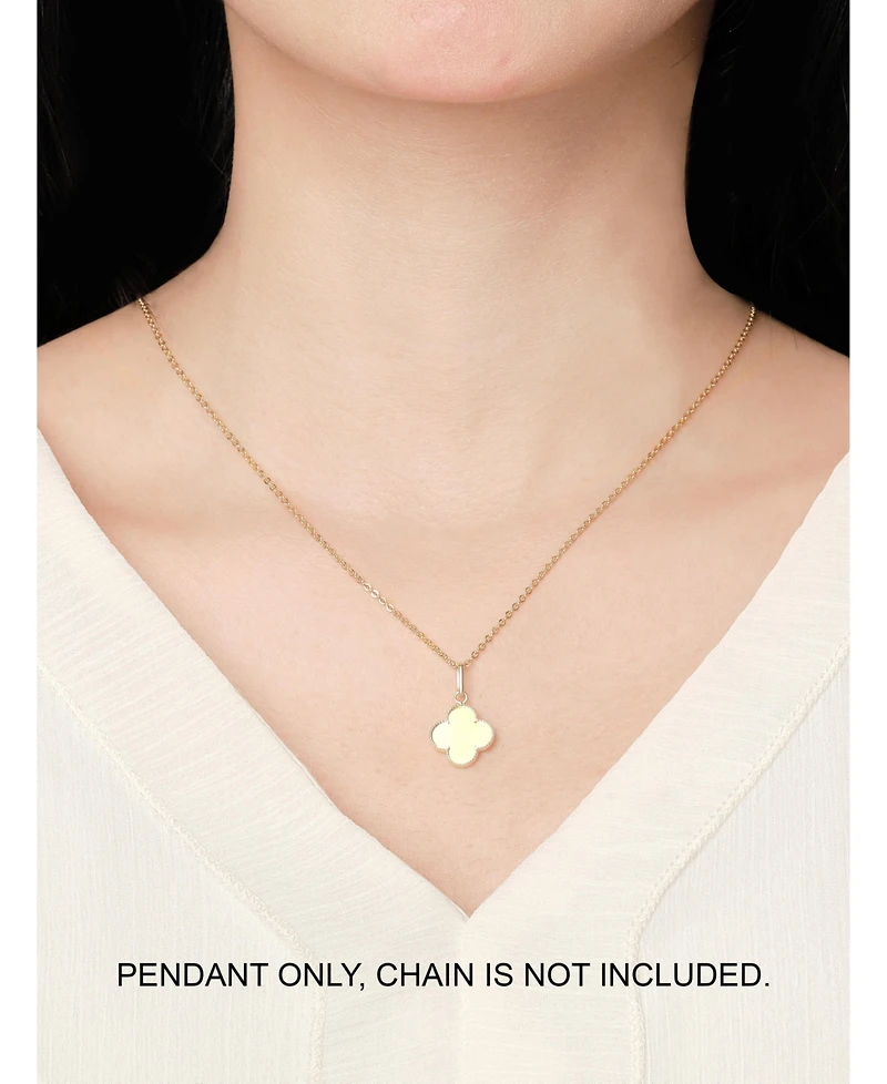 Devata Clover Pendant in 14K Gold