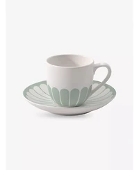 Villeroy & Boch Fleur Sleek 4.5" Espresso Cup Saucer