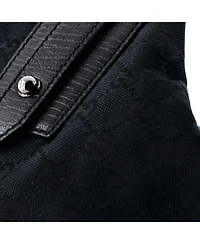 Pre-Owned Gucci Large Horsebit Hobo Gg Canvas